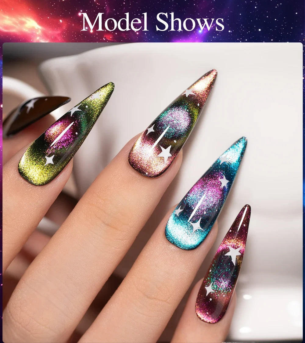 Cat Eye Magnetic Gel Polish 7.5ml - Professional Long-Lasting Nail Art Permanent Makeup Machines Tidesmit