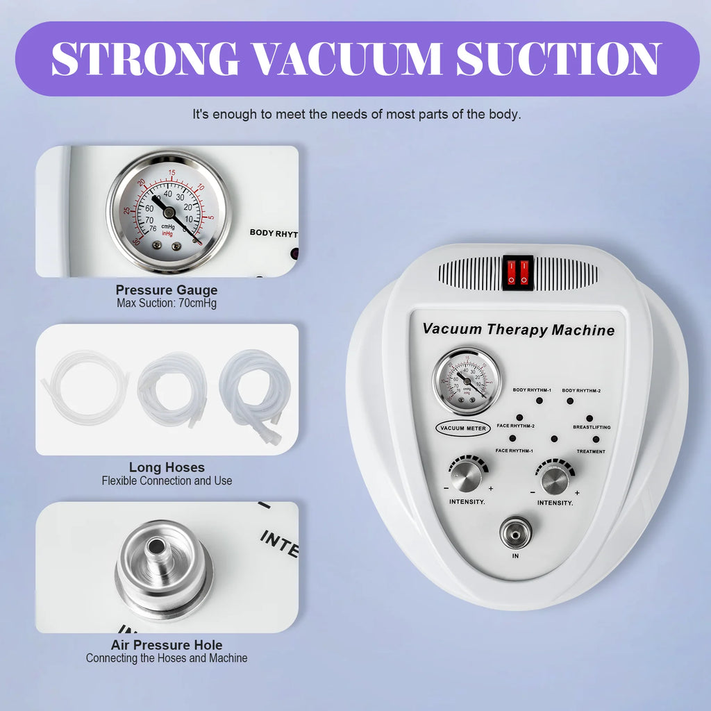 Electric Vacuum Breast Massager - Professional Body Shaping Device Body Shaping Massage Equipment Tidesmit