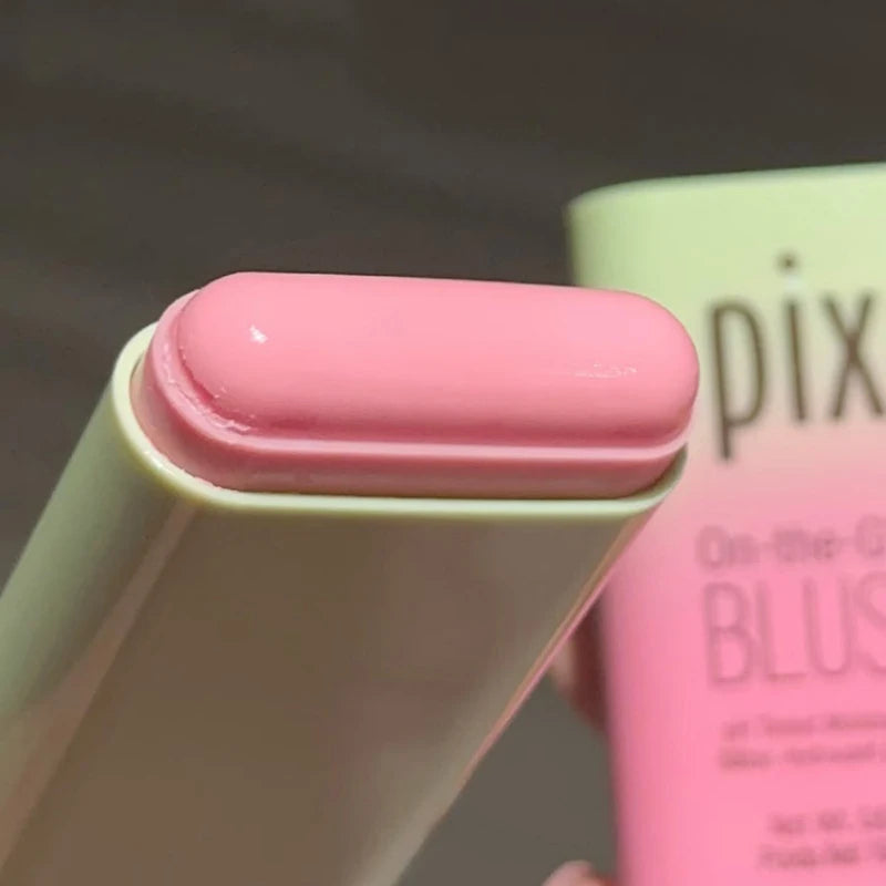 Tidesmit PIXI 3in1 waterproof cream blush stick shade swatch for matte contour and Korean makeup looks