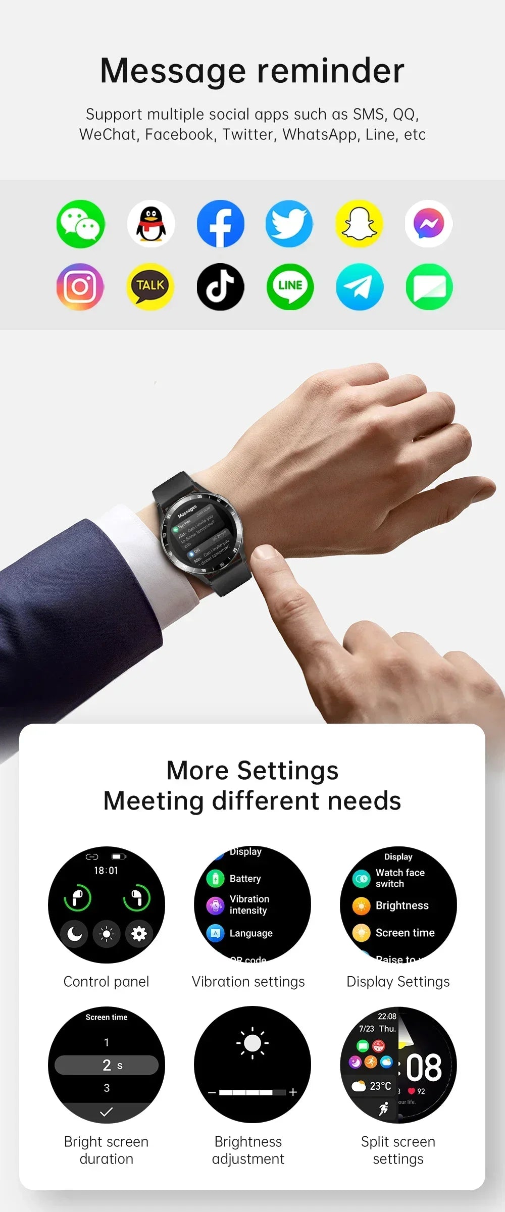 New X10 Headset Smart Watch TWS 2 in 1 Wireless Bluetooth Earphone Blood Pressure Heart Rate Testing Sport Music Smartwatch