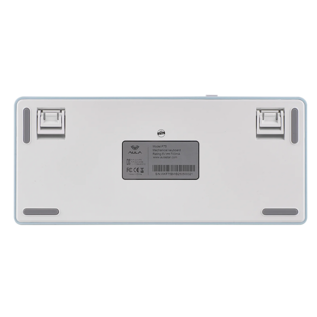EPOMAKER AULA F75 ISO-ES 75% Spanish QWERTY Hot-Swap Gasket-Mounted Wired/Bluetooth/2.4GHz Wireless Mechanical Gaming Keyboard RGB Backlight