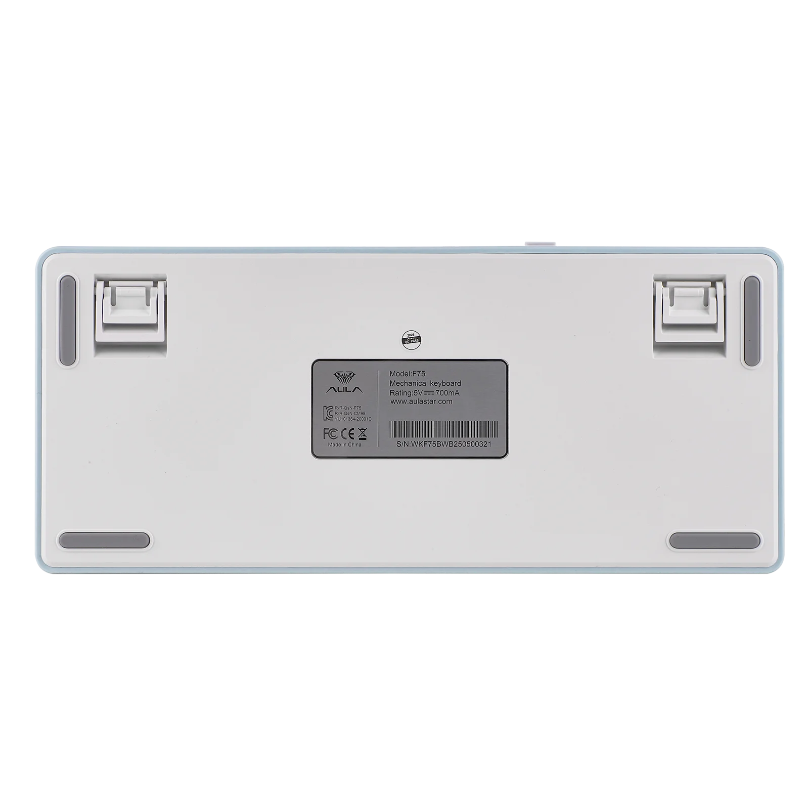 EPOMAKER AULA F75 ISO-ES 75% Spanish QWERTY Hot-Swap Gasket-Mounted Wired/Bluetooth/2.4GHz Wireless Mechanical Gaming Keyboard RGB Backlight