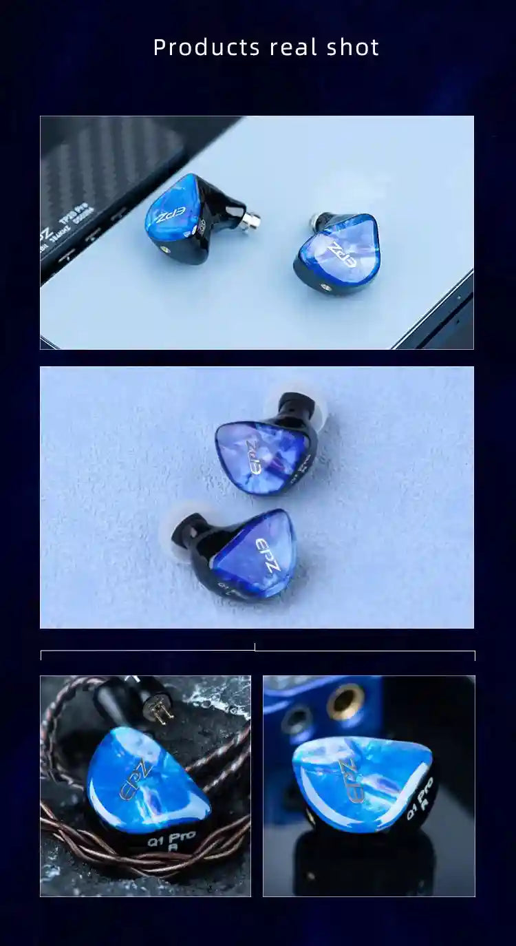 Wired HiFi IEM Earphones with Mic | High-Fidelity Bass Earbuds Tidesmit