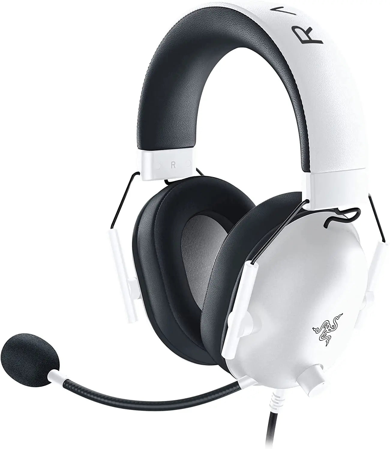 Wired Gaming Headset 7.1 Surround Sound - Over-Ear Comfort - Tidesmit WHITE Tidesmit
