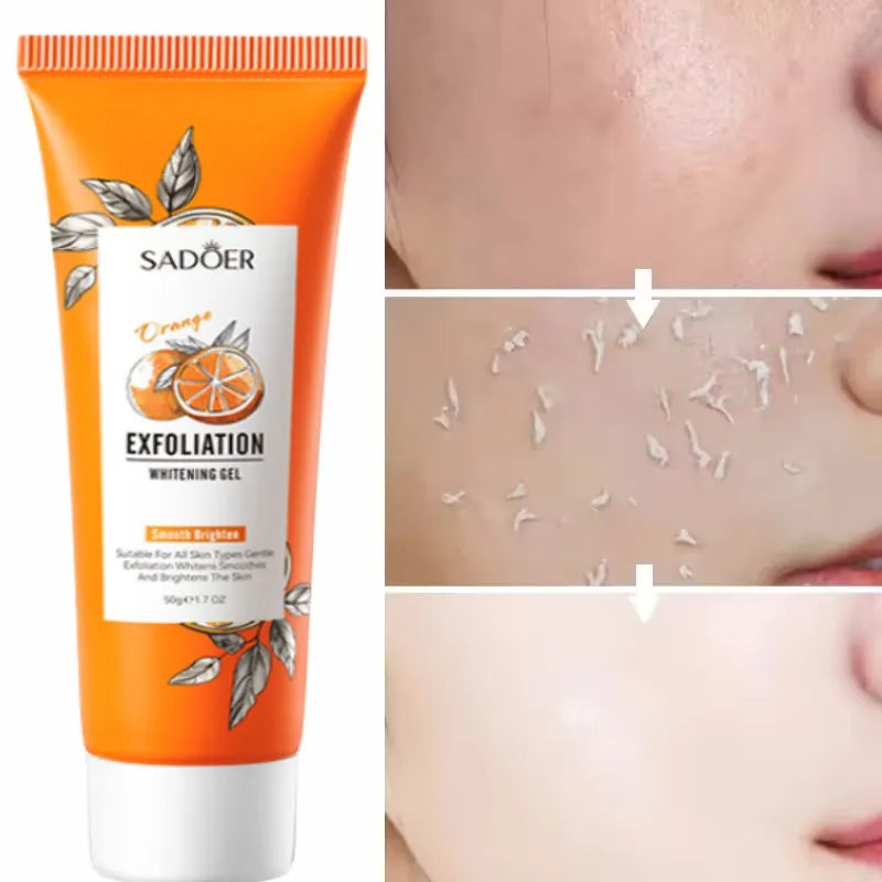 Orange Exfoliating Peeling Gel - Brightening Face Scrub 1pcs Scrubs Treatments Tidesmit