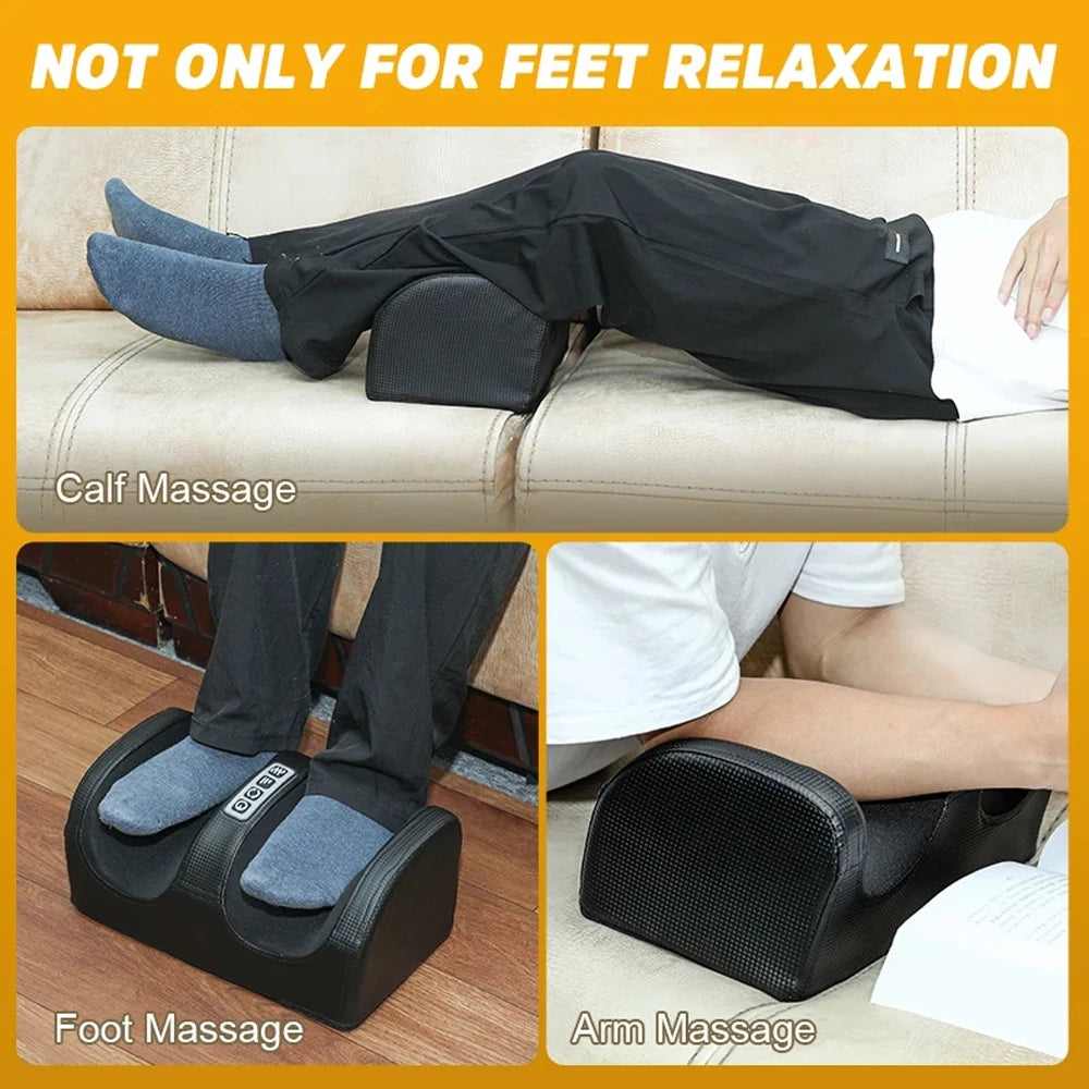 Electric Foot Massager with Heat Therapy - Deep Tissue Muscle Relief Body Shaping Massage Equipment Tidesmit
