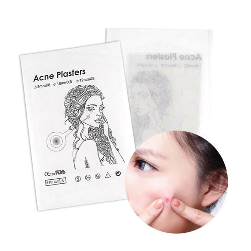 Hot Sale 72Pcs/2Sheets Acne Pimple Patch Clear Gel Invisible Acne Cover Stickers Pimple Remover Beauty Skin Care
