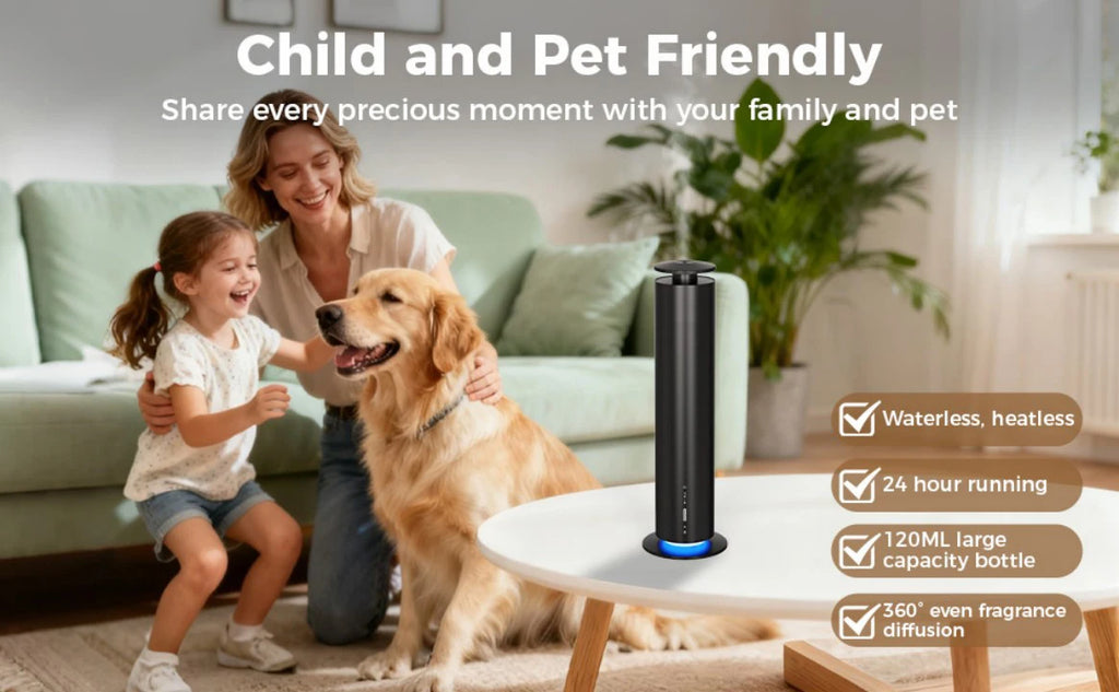 Room Waterless Scent Diffuser Black Remote Scent Diffuser Home Silver Ambient Lighting Gold Hotel Series APP Air Diffuser 200㎡