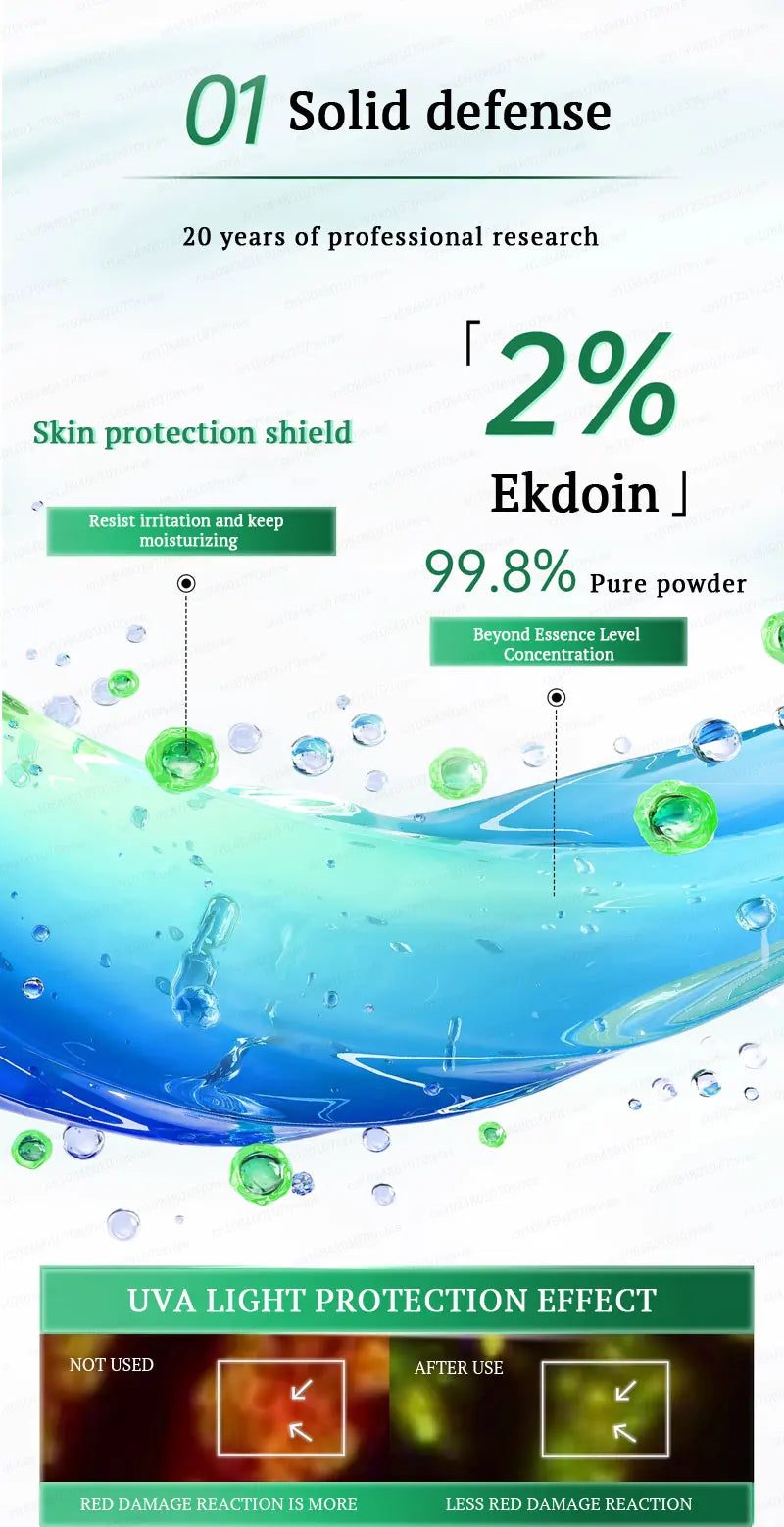 Tidesmit 2% Ectoin pure powder for anti-wrinkle skin protection, moisturizing, and UVA damage repair.