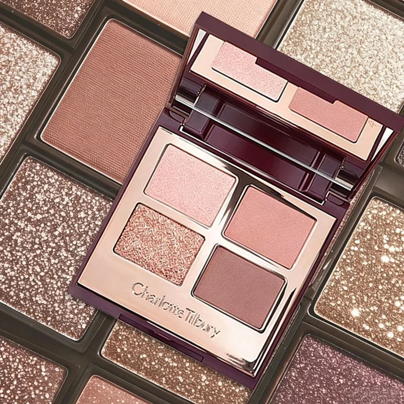 Tidesmit two-color heart blusher powder and waterproof eyeshadow palette in multi-shade face makeup collection