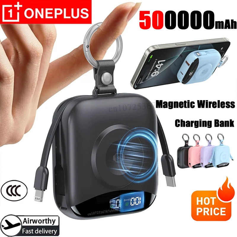 Magnetic Wireless Power Bank 10000mAh - Fast Charging PD Portable Battery Tidesmit