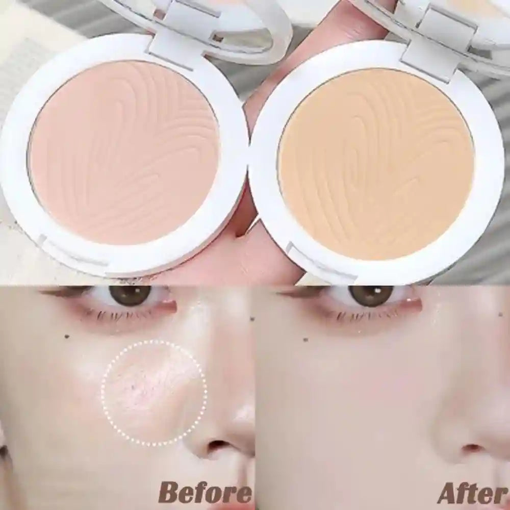 Tidesmit natural matte pressed powder for oil control and brightening face makeup long lasting breathable finish