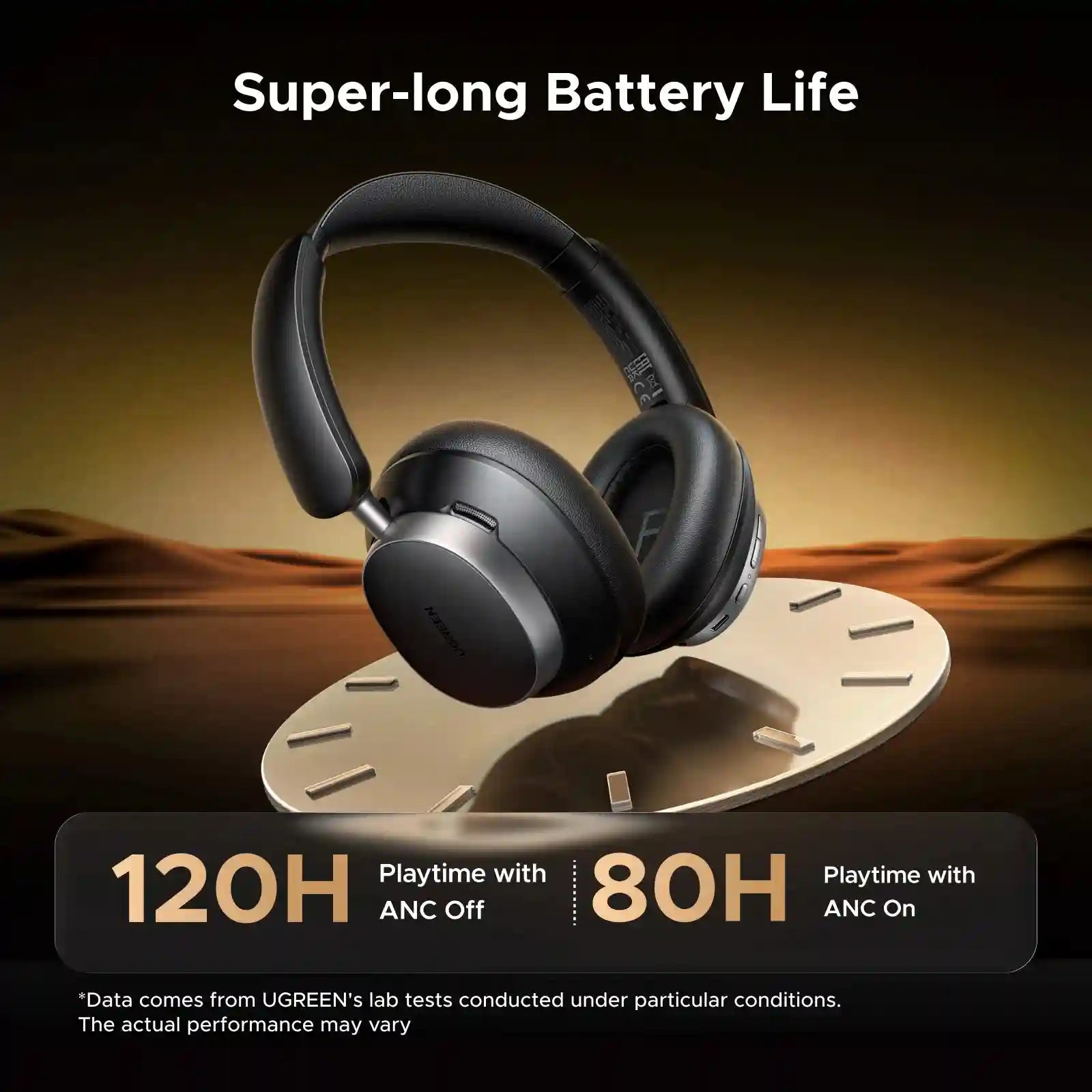 Tidesmit Wireless Over-Ear Headphones with Active Noise Cancellation Tidesmit