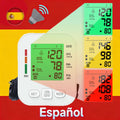 Upper Arm Blood Pressure Monitor Automatic Cuff Tonometer Digital Tensiometer Rechargeable Blood Pressure Meter Heart Rate Meter