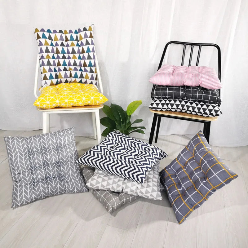 Simple Cotton and Linen Cushions Office Chair Cushions Soft and Comfortable Living Room Sofa Tatami Cushions Floor Cushion