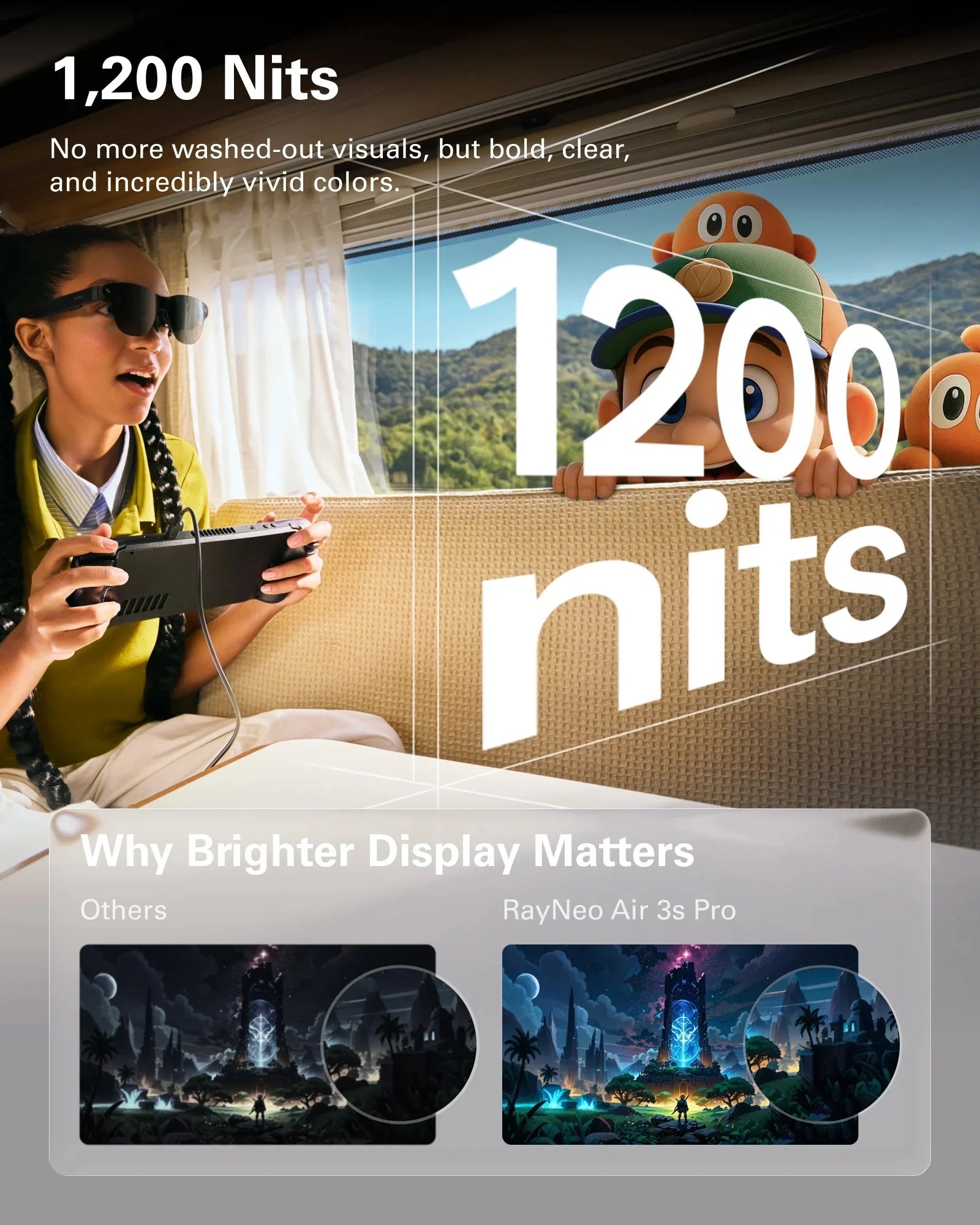 RayNeo Air 3S Pro AR Glasses - 120Hz Spatial Display Smart Glasses Tidesmit