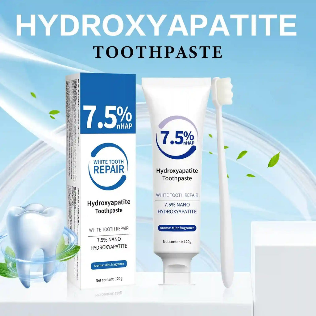 Tidesmit 120g hydroxyapatite whitening toothpaste and pen kit for intensive stain removal and oral care