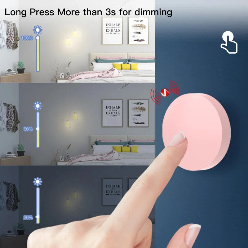 ZigBee Smart Button Scene Switch - Wireless Smart Home Remote Control Tidesmit