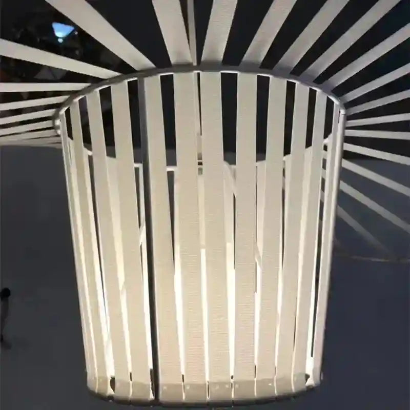 Vertigo LED Ring Light Chandelier | Adjustable Modern Industrial Fixture WHITE Tidesmit