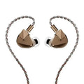 Tidesmit 14.8mm Planar Magnetic IEMs HiFi Earbuds with DAC Cable Mocha Tidesmit