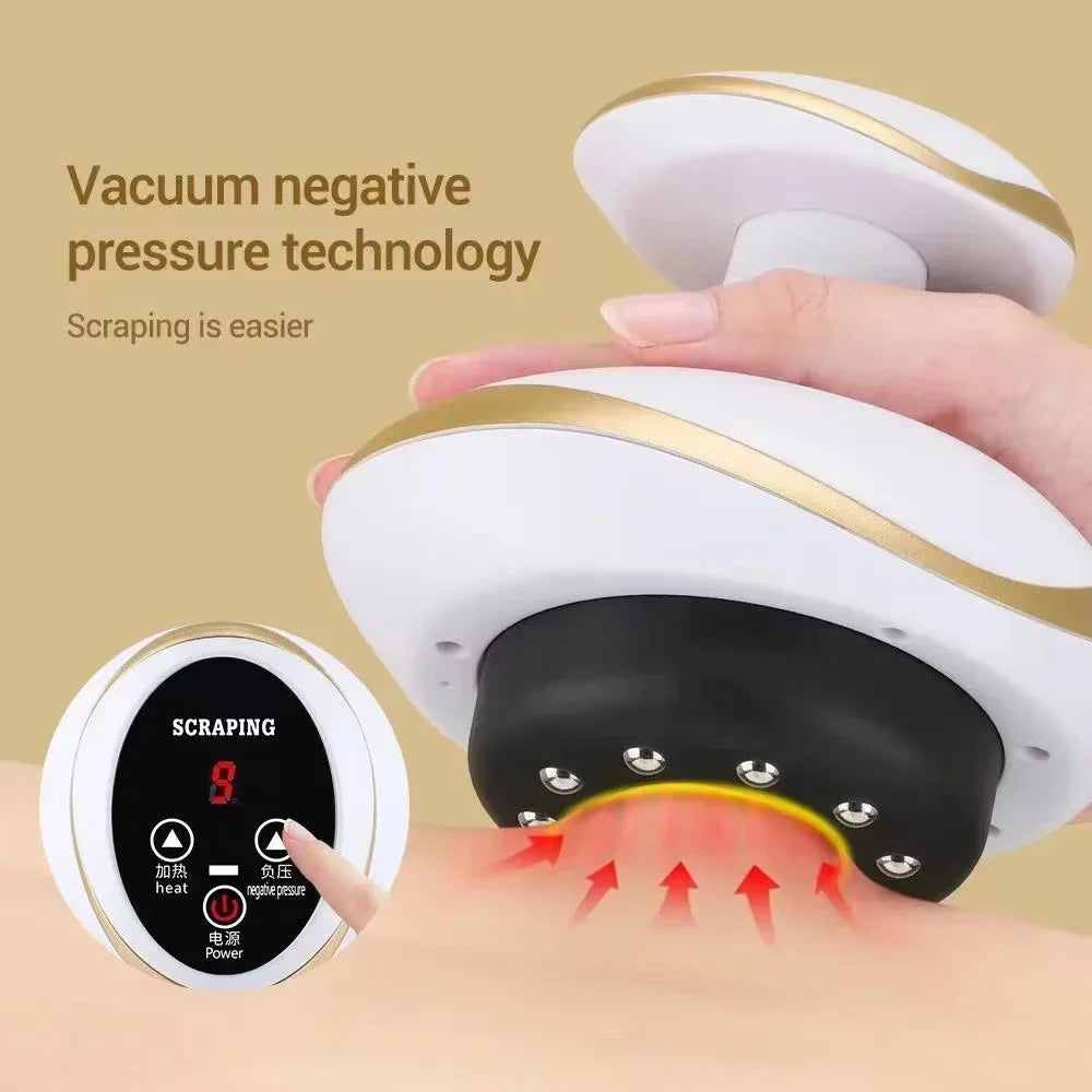 Electric Meridian Massage Brush | Deep Tissue Heat Therapy Tool Back Massage Instrument Tidesmit