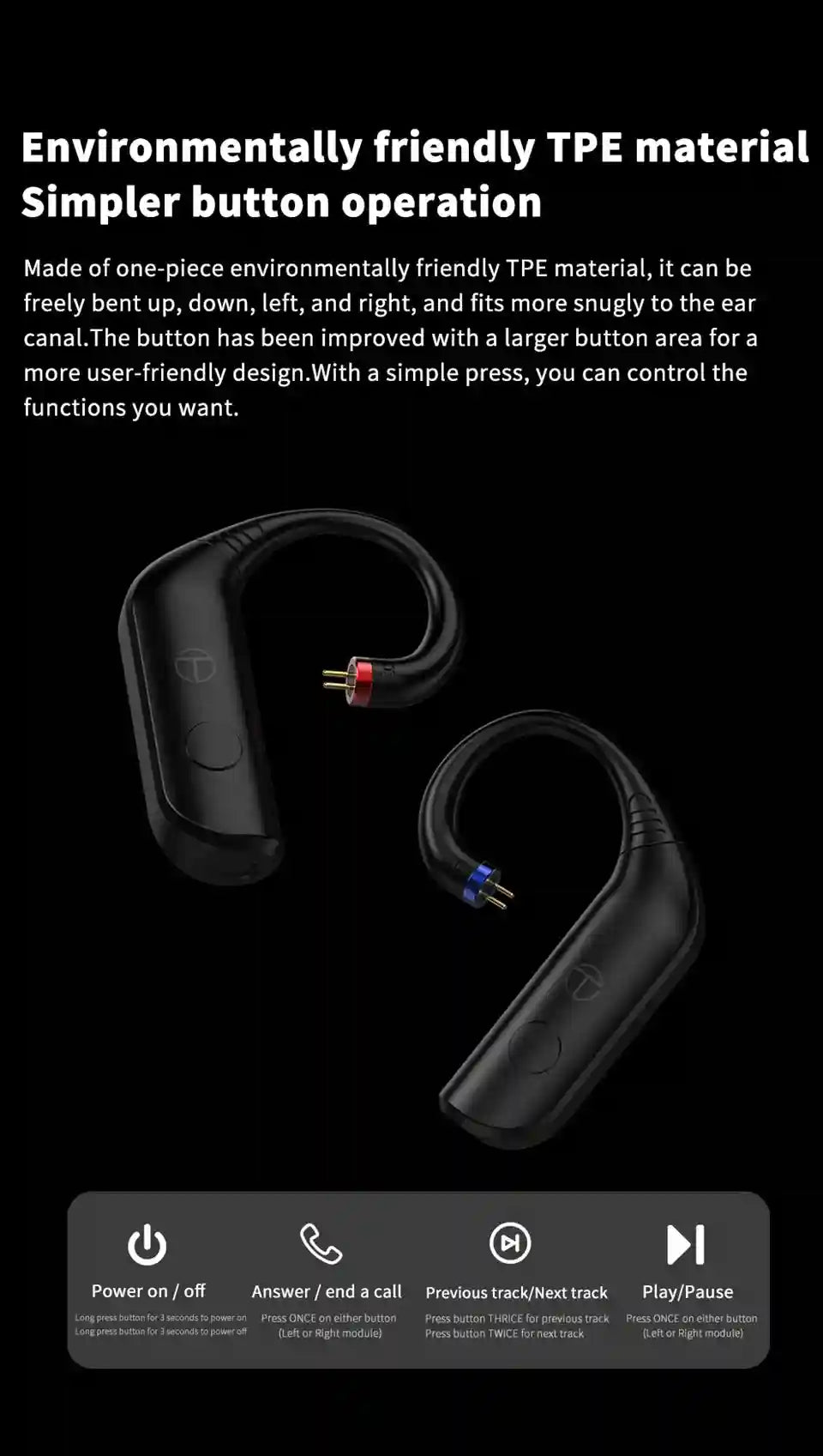 Bluetooth Earphone Upgrade Cable Module - HiFi Wireless Audio Module Tidesmit