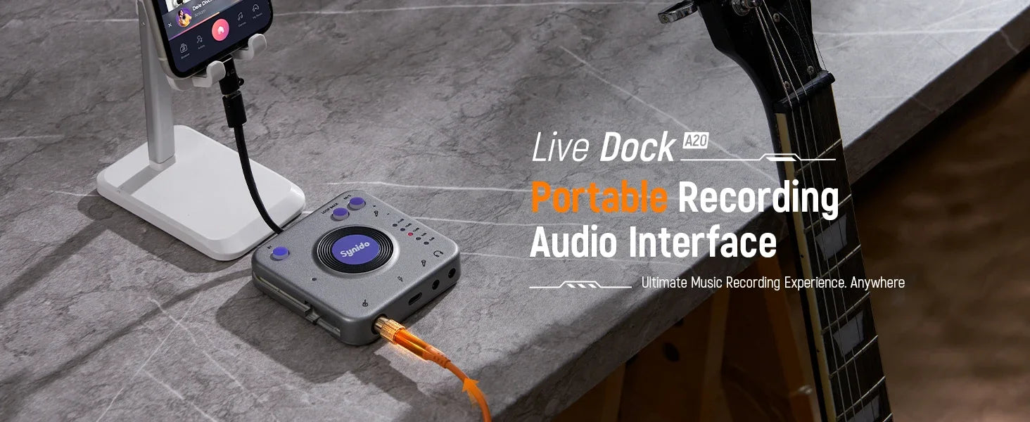 USB-C Audio Interface for Mobile Streaming - Tidesmit A20 & A10 Models Tidesmit