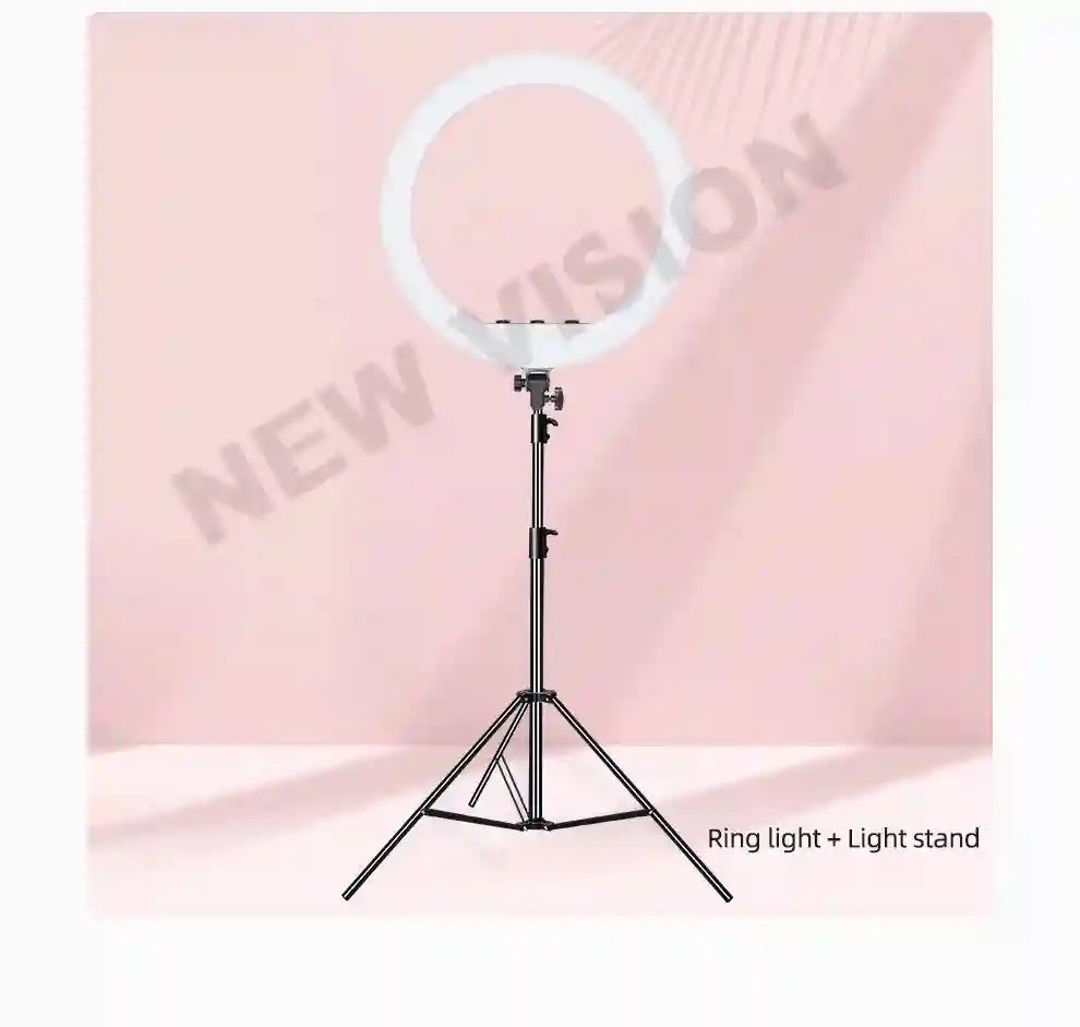 21-Inch LED Ring Light with Adjustable Color Temperature and Tripod Kit Tidesmit