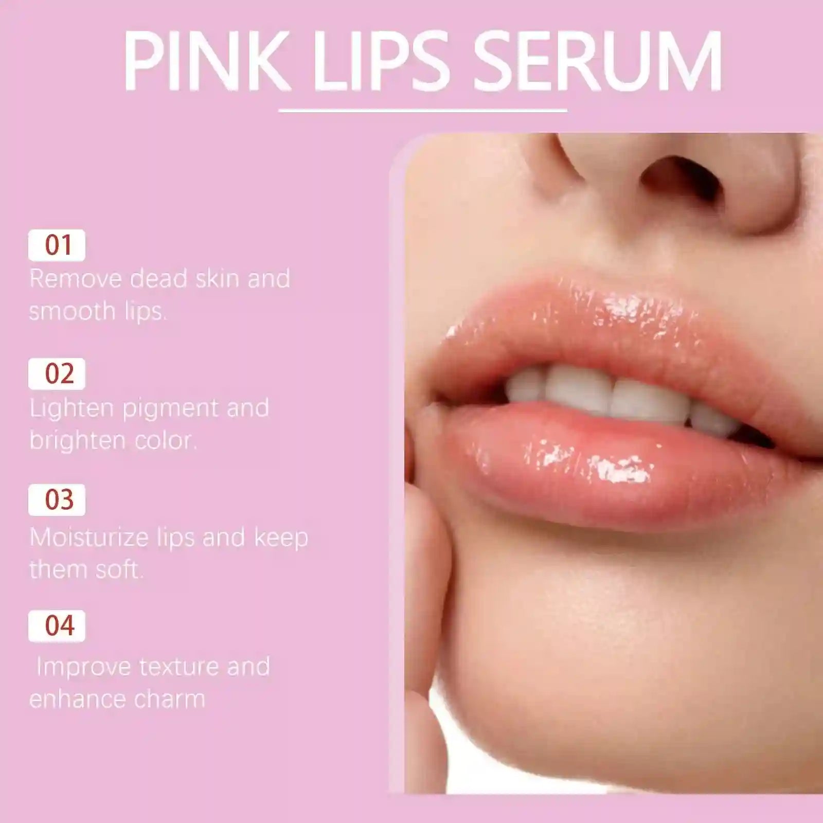 Lip Plumping Serum – Nourishing Anti-Wrinkle Lip Treatment Lip Care Tidesmit