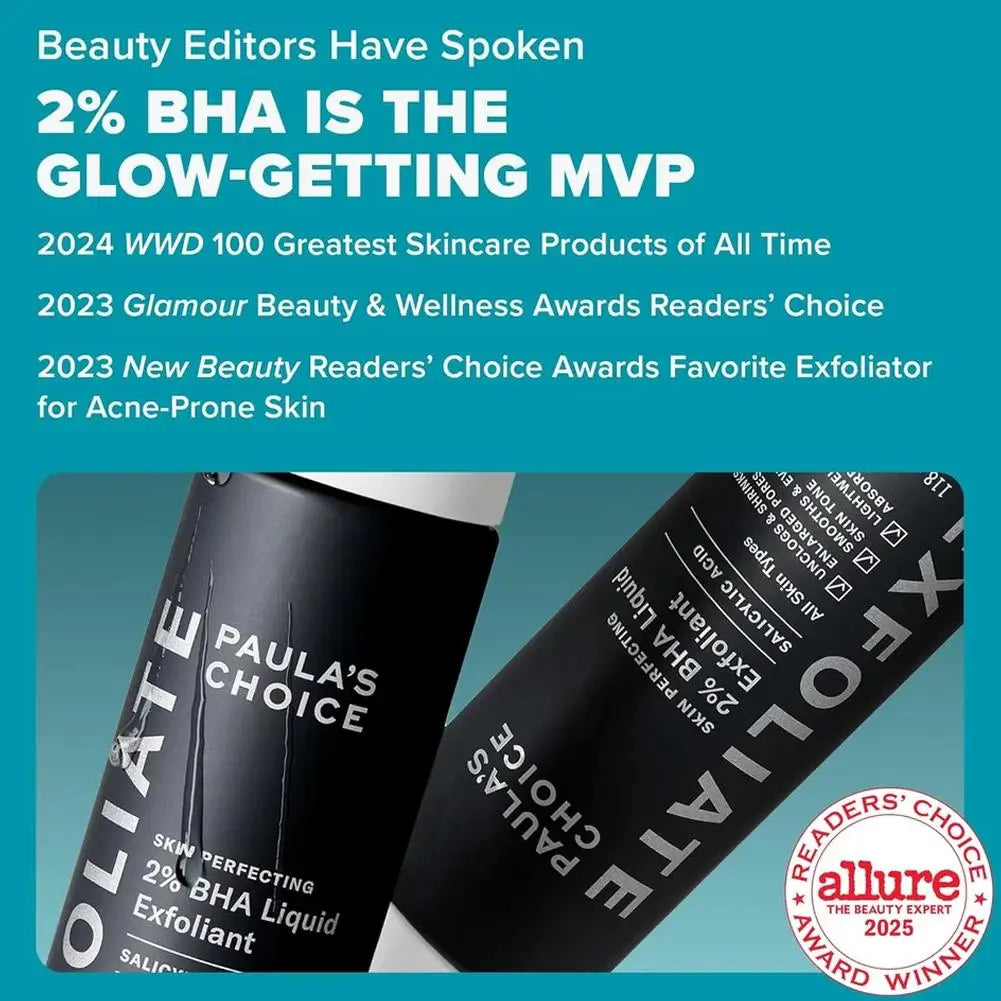 2% Salicylic Acid Exfoliant for Acne Treatment & Oil Control 118ml Scrubs Treatments Tidesmit
