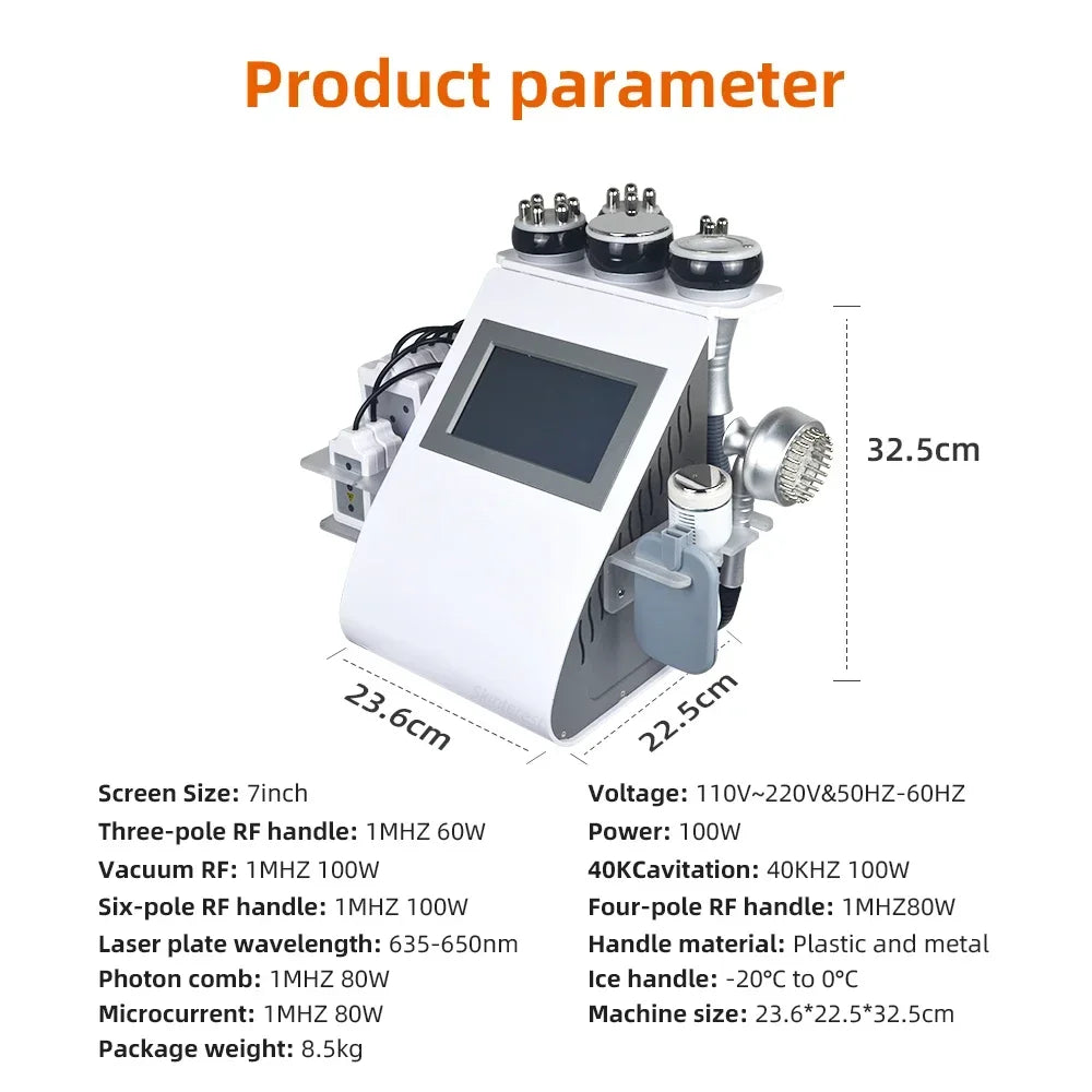 40K Ultrasonic Cavitation Machine for Body Sculpting and Muscle Relief Body Shaping Massage Equipment Tidesmit