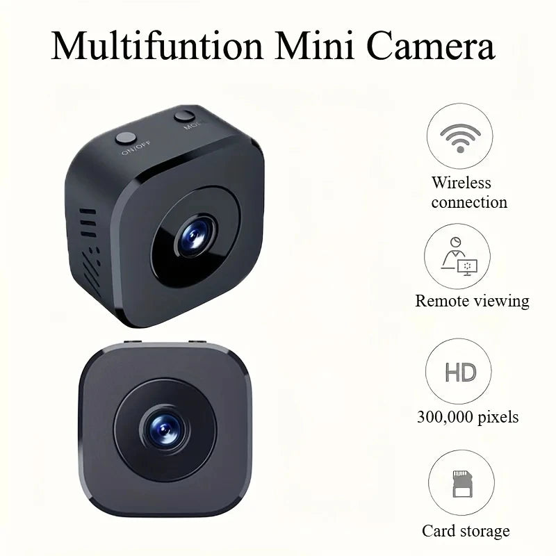Mini Security Camera Pro 4K FullHD WiFi Surveillance With 2 Way Audio Motion Detection Infrared Night Vision Security Cam