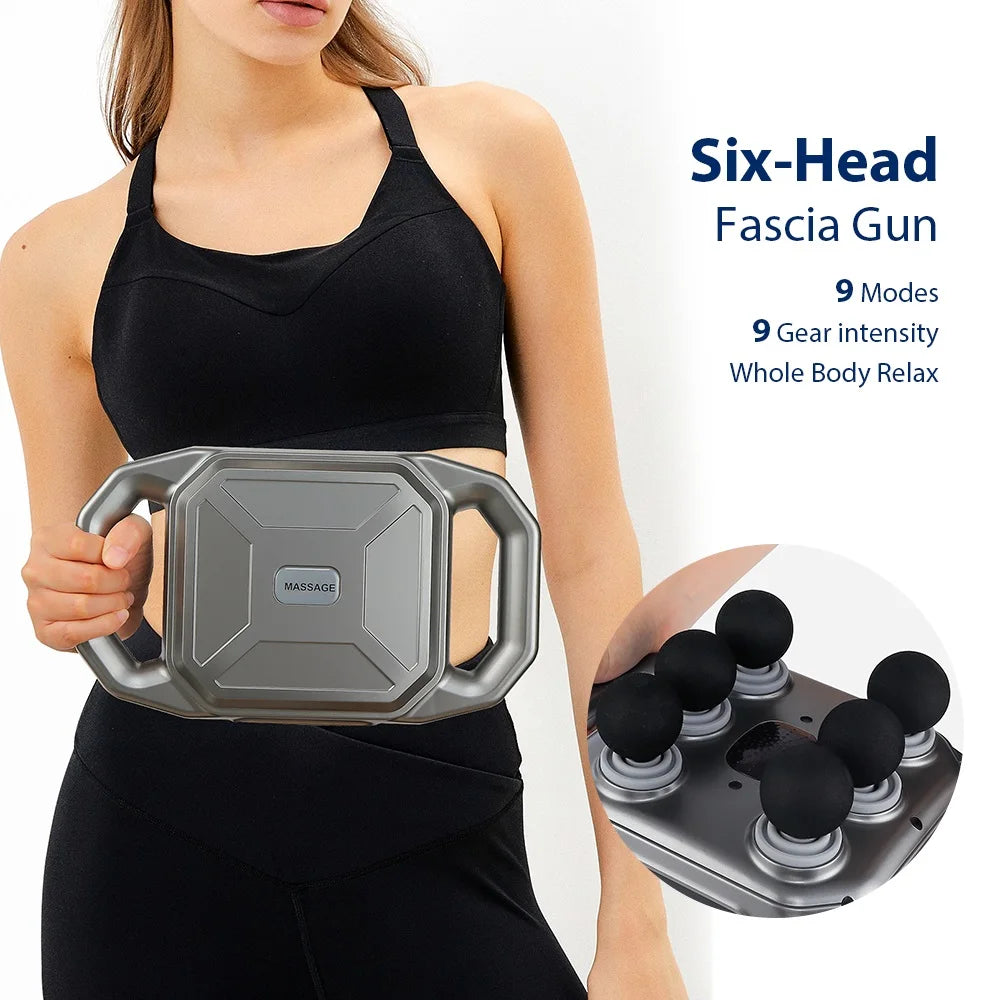 Deep Tissue Massage Gun with 66 Interchangeable Heads by Tidesmit Relaxation Treatment Tidesmit