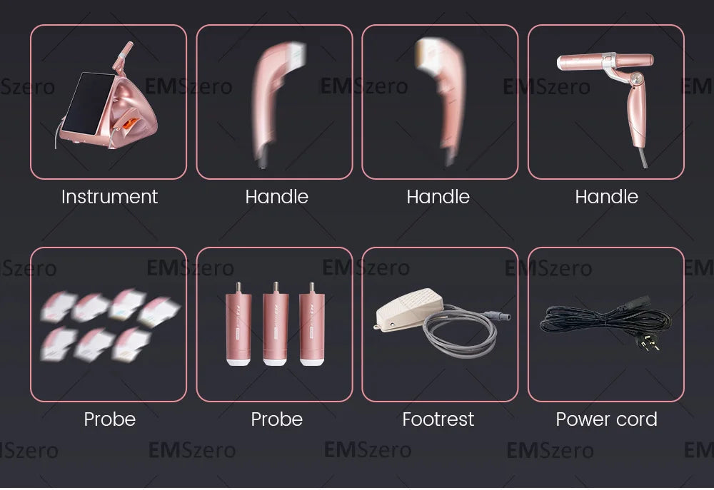 12D HIFU Machine for Skin Tightening and Slimming with 10 Cartridges Back Massage Instrument Tidesmit