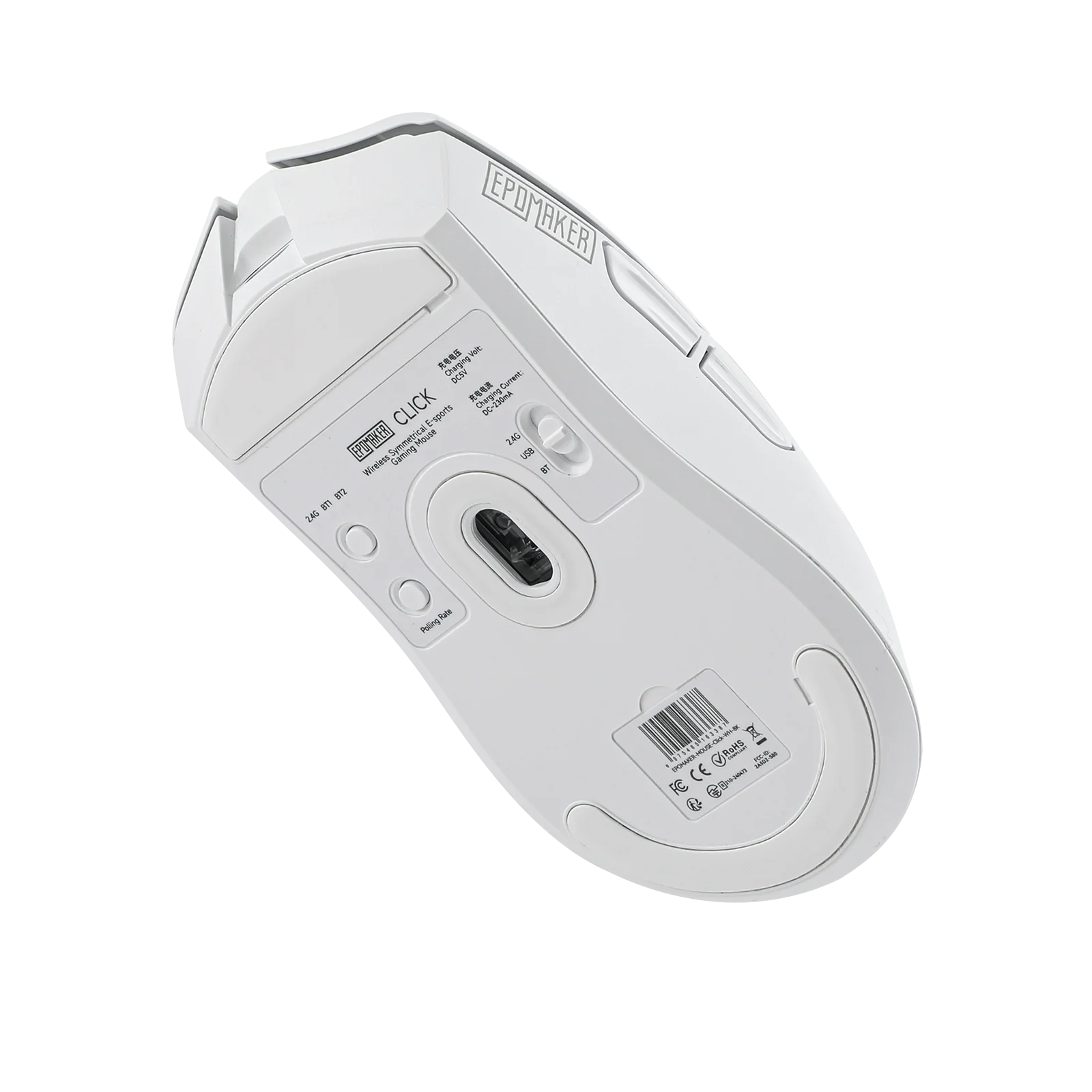 EPOMAKER Click Tri-mode Wireless Lightweight Gaming Mouse 8K Polling Rate with PAW3950 Sensor & 800 to 42000 DPI