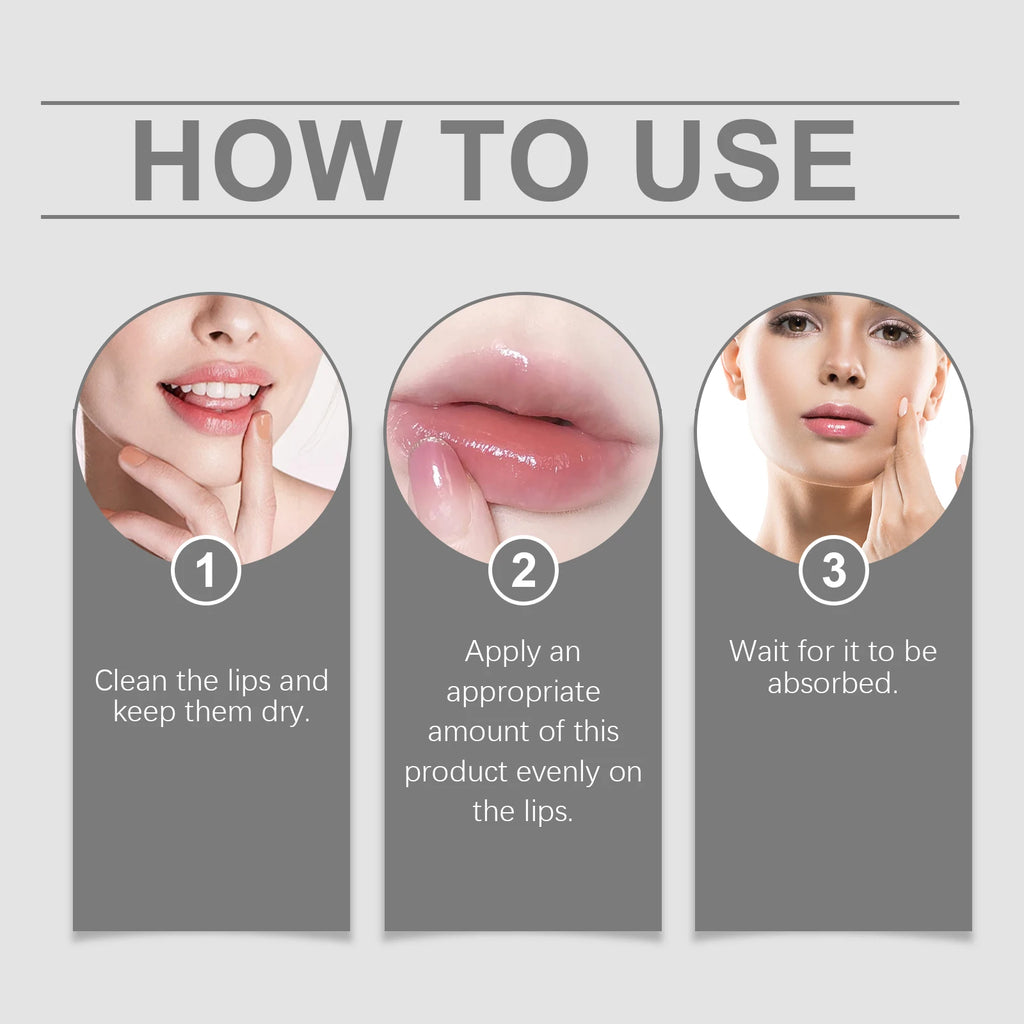Lip Plumping Serum – Hydrating Volumizing Formula by Tidesmit Lip Care Tidesmit