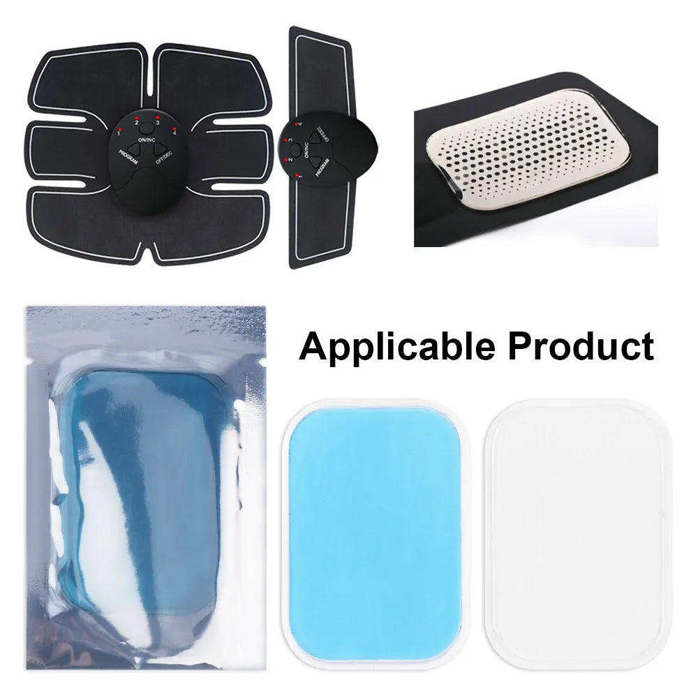 EMS Neck Massager Replacement Gel Pads - Conductive Adhesive Set Body Shaping Massage Equipment Tidesmit