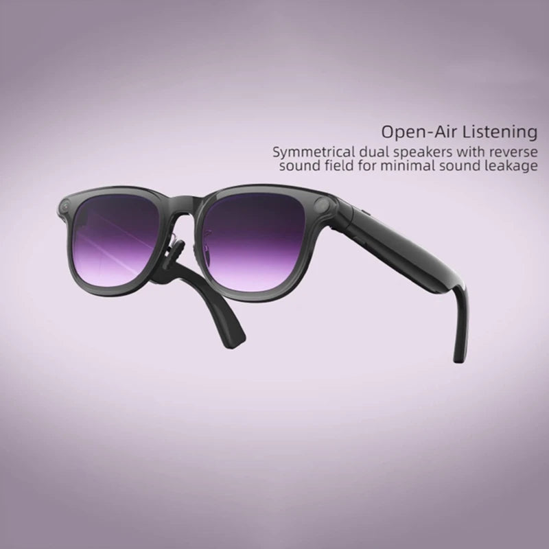 Smart Glasses with 8K Camera, Bluetooth Audio & 3-Lens Set Tidesmit
