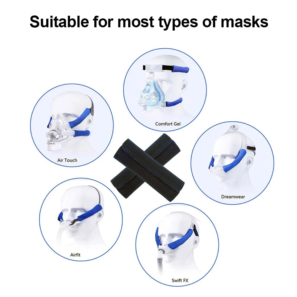CPAP Mask Liners for Full Face Masks Moisture Wicking, Pressure Reducing, Comfort Enhancing,Washable,Cotton Cover