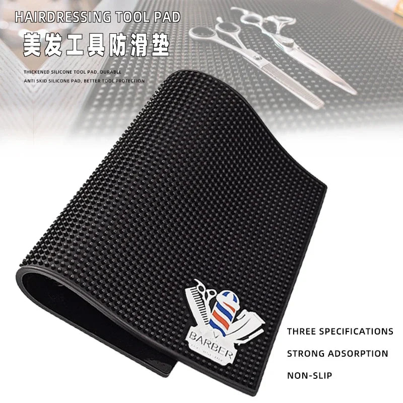 Barber Station Mat - Heat Resistant Non-Slip Tool Pad | Tidesmit Massage Chairs Tidesmit