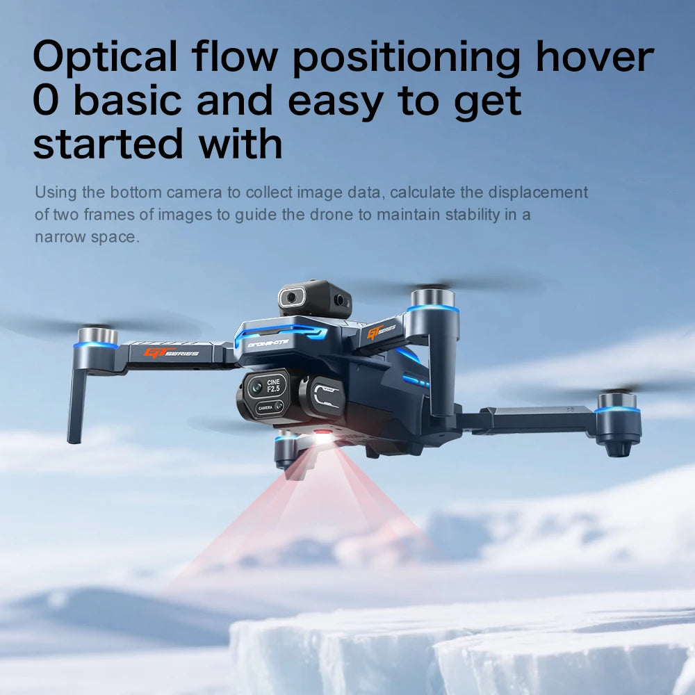 4K Camera Drone Foldable Obstacle Avoidance Quadcopter GT8 Series Tidesmit