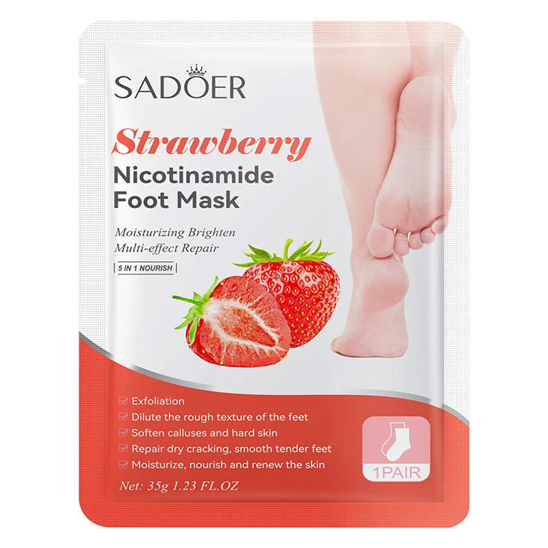 Fruit Foot Peel Mask 6 Pack - Spa-Quality Exfoliating Treatment Scrubs Treatments Tidesmit
