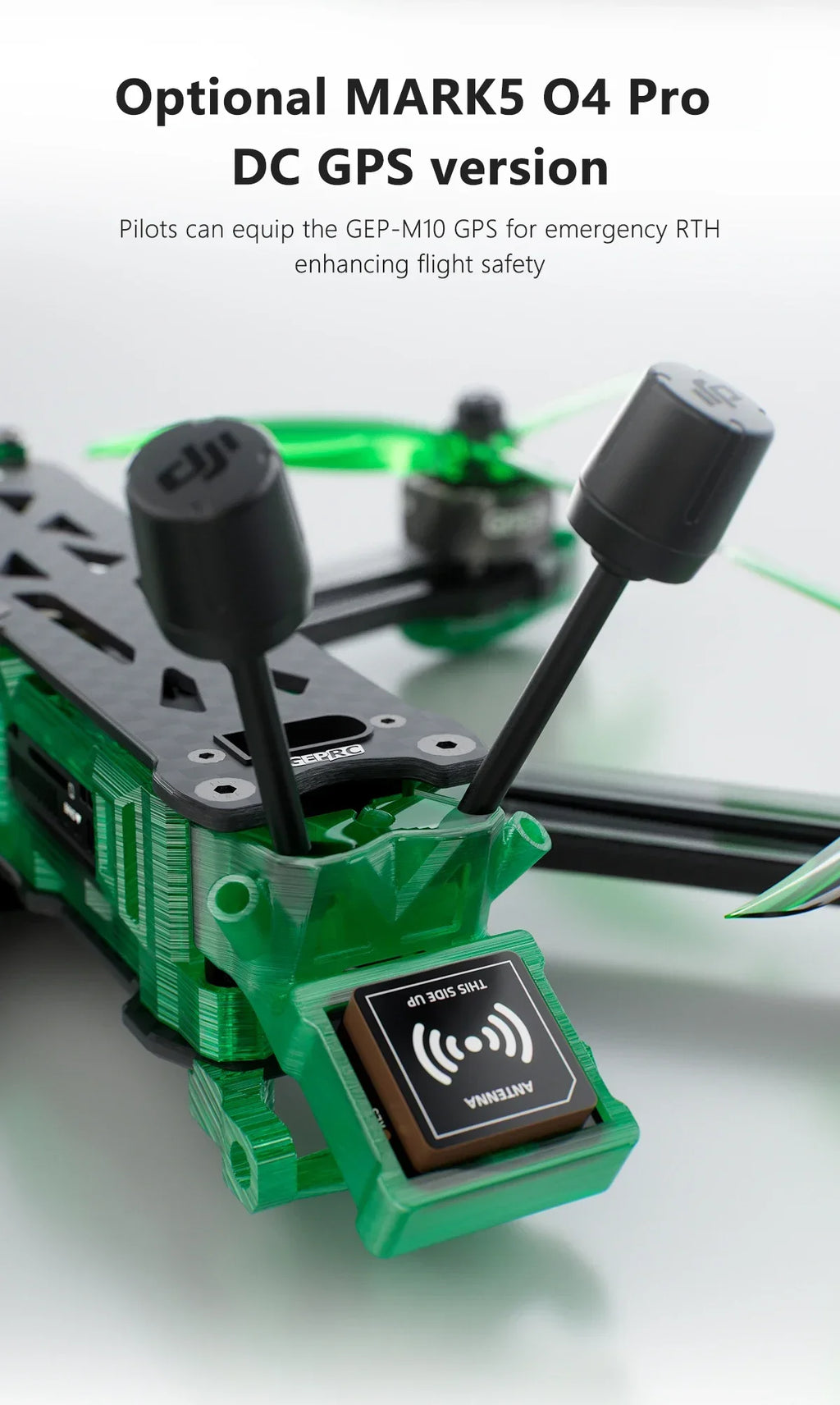 GEPRC MARK5 O4 Pro 5-Inch 6S FPV Freestyle Drone - High Precision Flight Tidesmit