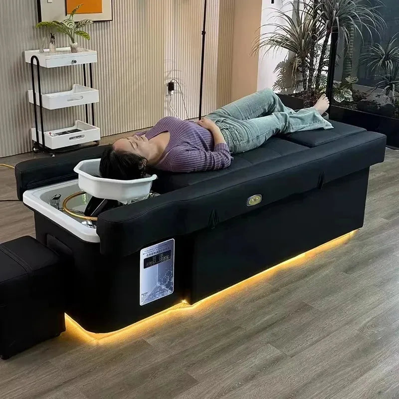 Professional Hair Washing Bed with Electric Head Spa Massage Chair Massage Chairs Tidesmit