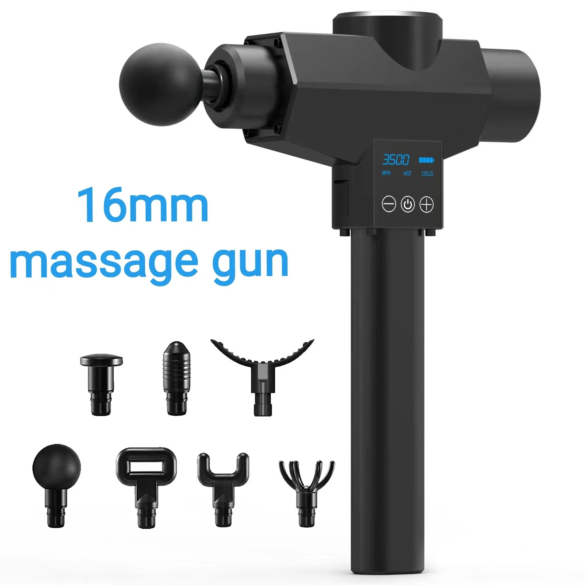 Deep Tissue Massage Gun - 16mm Amplitude Percussive Therapy Device Fascia Gun Tidesmit