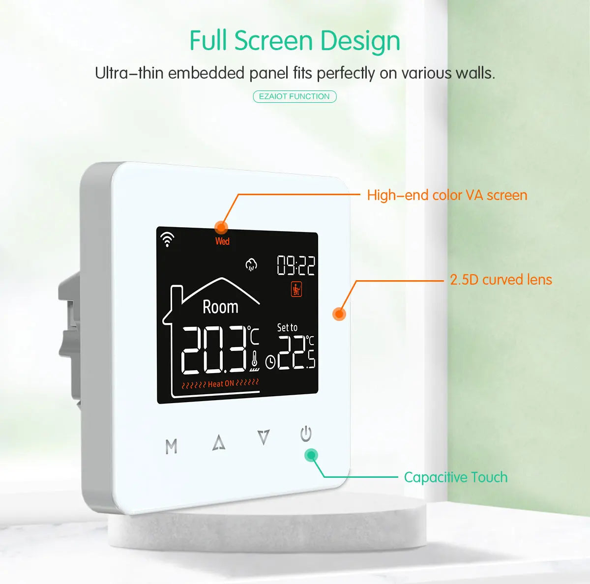 WiFi Smart Thermostat for Electric & Water Floor Heating | Tidesmit Tidesmit