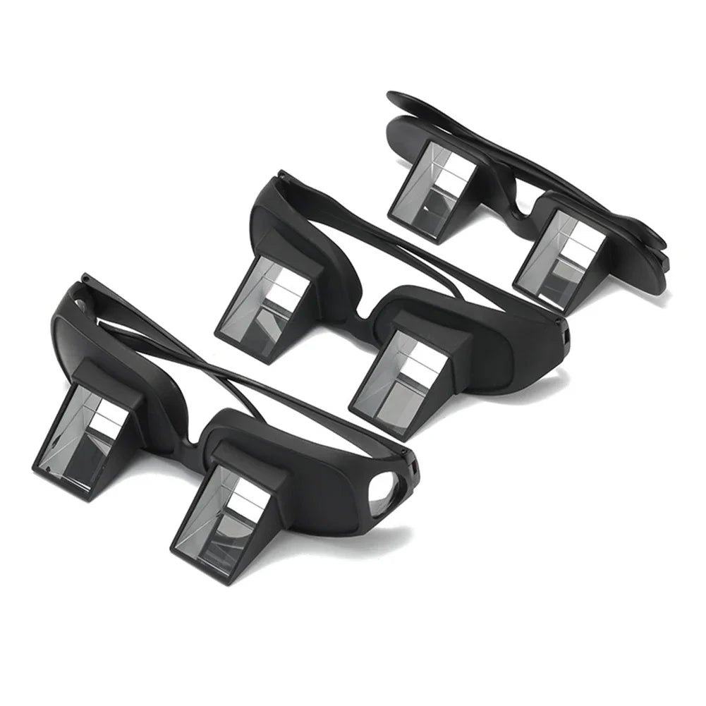 Horizontal Reading Glasses for Bed - Prism Lens for Lying Down TV Viewing Tidesmit