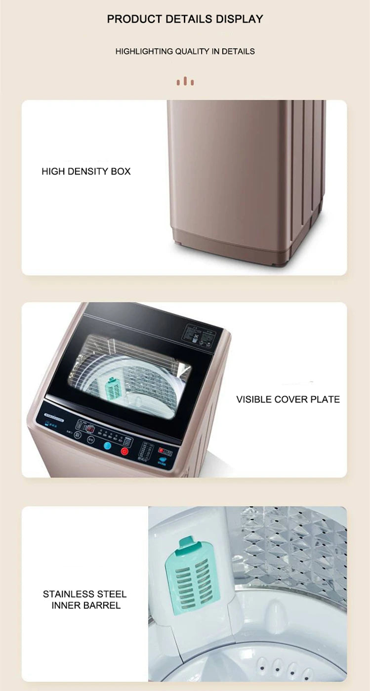 Tidesmit 400W portable mini washer and 180W 7kg spin dryer combo for efficient home laundry washing.