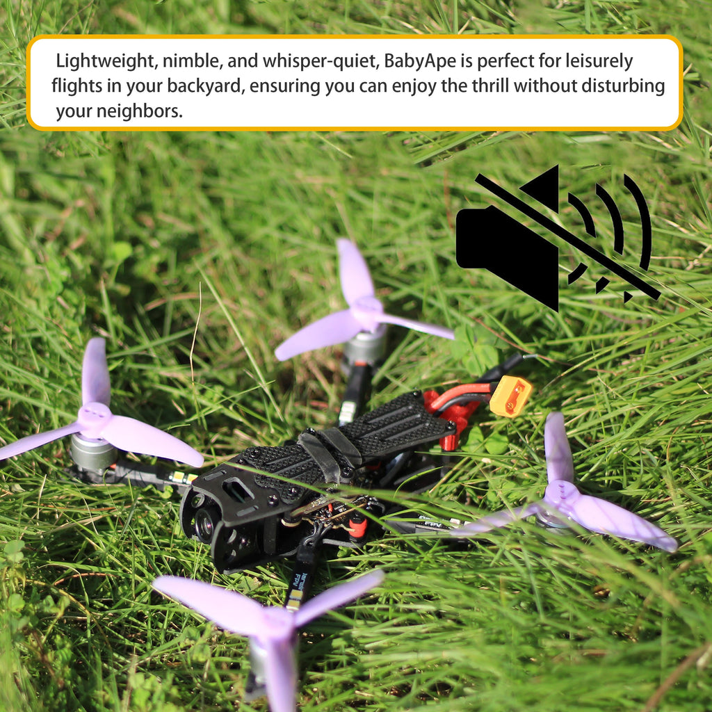 Baby Ape Pro V3 FPV Racing Drone | 3 Inch 2-3S ELRS BNF | Tidesmit Tidesmit