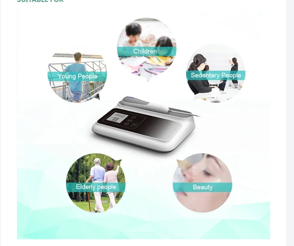 Ultrasonic Therapy Machine - 1MHz Portable Muscle Relief Device Body Shaping Massage Equipment Tidesmit